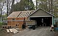 May 2, 2008 - Merrimac, Massachusetts.<br />Progress on Joyce's studio.