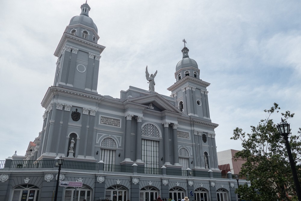 Cathedral Nuestra Se�ora de la Asunci�n.<br />Oct 30, 2016 - Parque Cespedes, Santiago de Cuba.