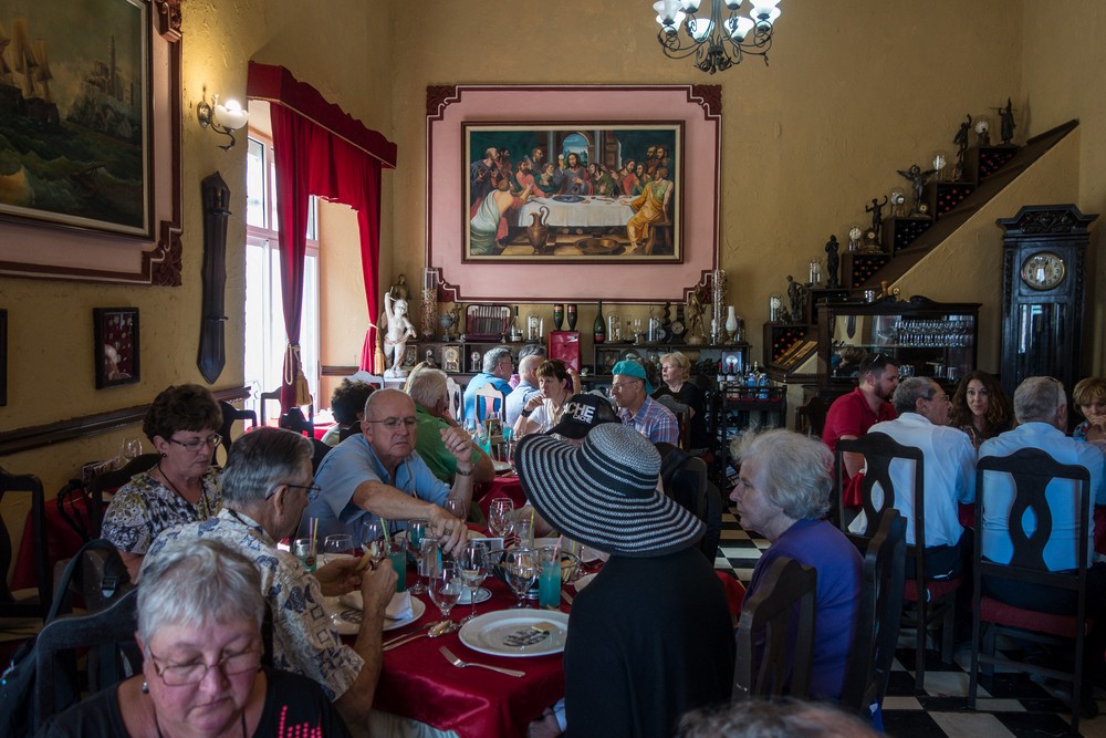 La Moneda Cubana restaurant.<br />Our lunch stop.<br />Nov. 8, 2016 - Havana, Cuba.