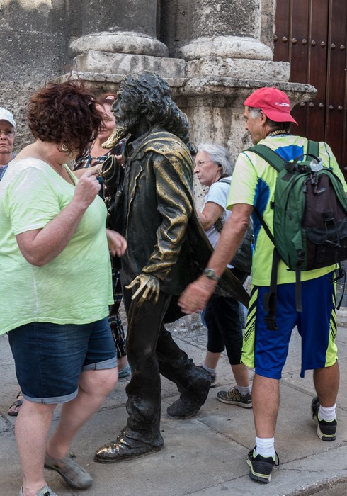 Joyce.<br />Good luck sculpture in front of the Basilica de San Francisco de Asis.<br />Nov. 10, 2016 - Havana, Cuba.